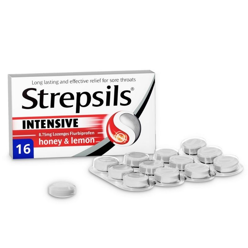 Strepsils Intensive Honey & Lemon Lozenges 16 Pack