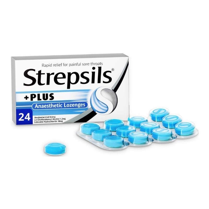 Strepsils Plus Anaesthetic Lozenges 24 Pack