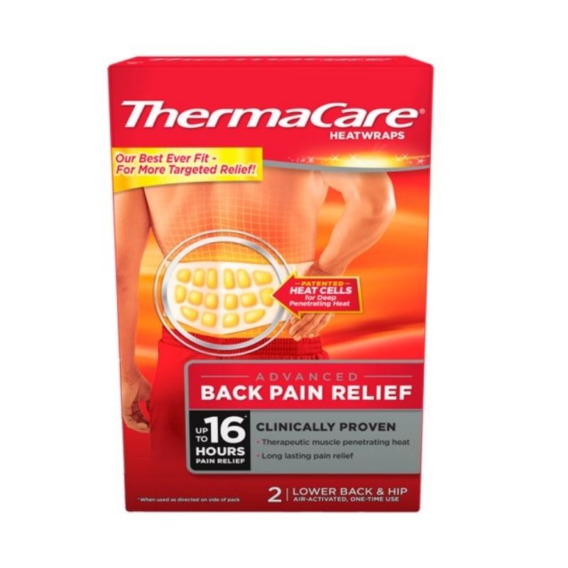 ThermaCare Heat Wraps Advanced Back Pain Relief