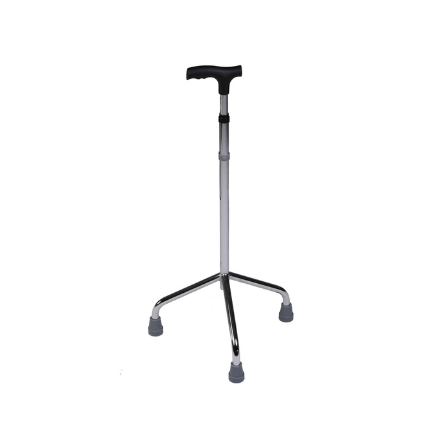 Three Point Stick Adjustable Tripod Walking Stick - Chrome – Phelan's Pharmacy
