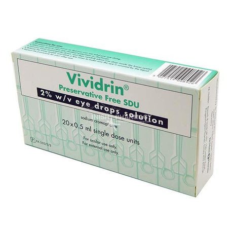 Vividrin 2% w/v Eye Drops Solution