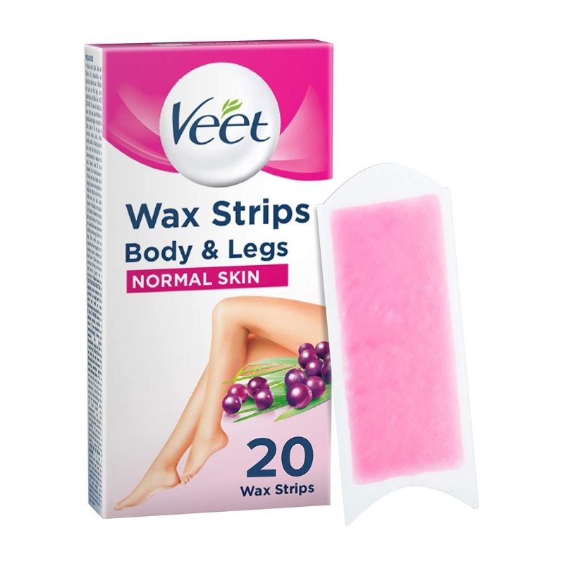 Veet Wax Strips For Normal Skin 20 Pack