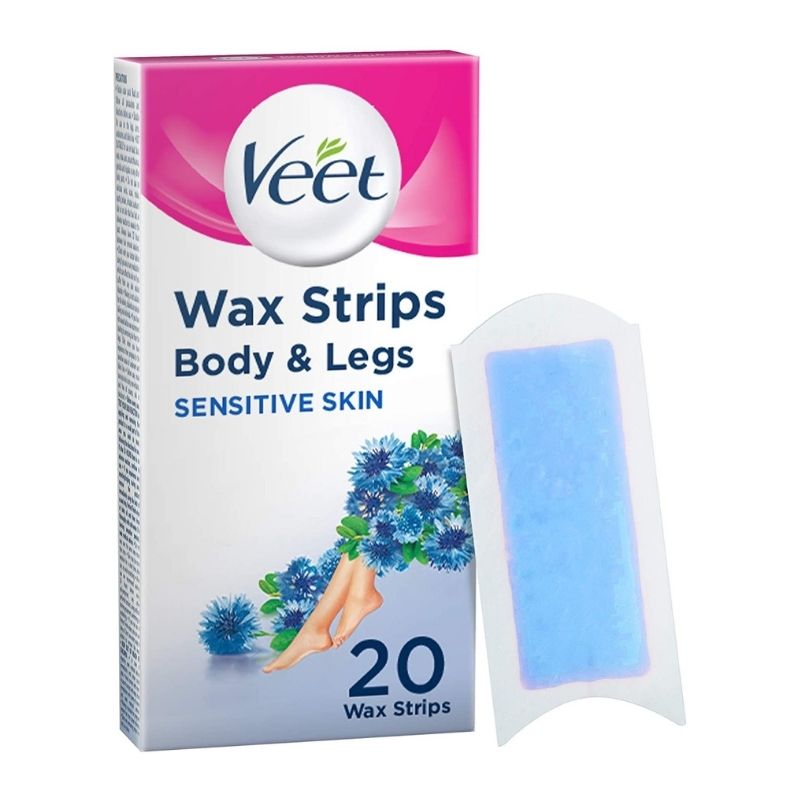 Veet Wax Strips For Sensitive Skin 20 Pack