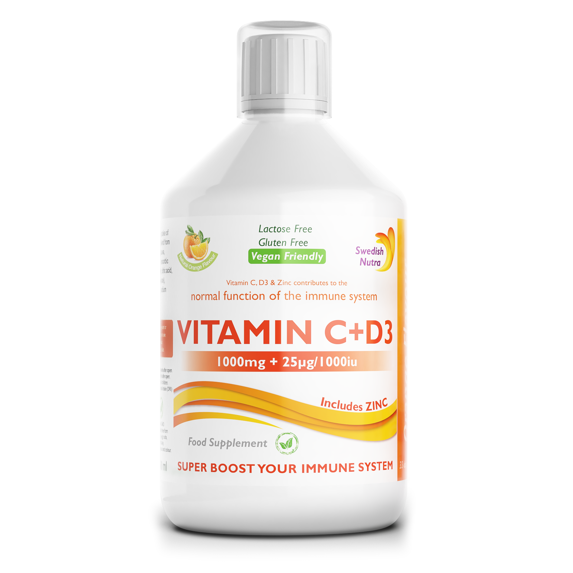 Swedish Nutra Vitamin C & Vitamin D3