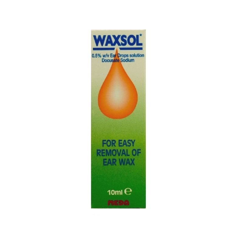Waxsol 0.5% w/v Ear Drops Solution 10ml