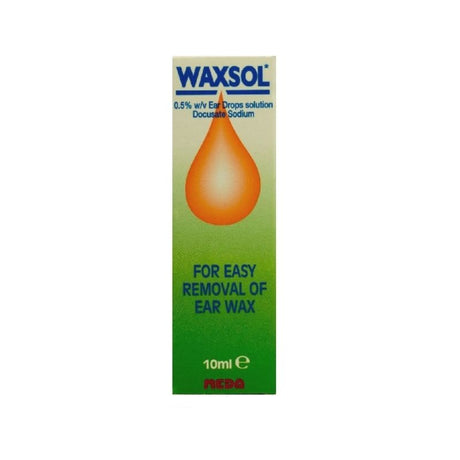Waxsol 0.5% w/v Ear Drops Solution 10ml