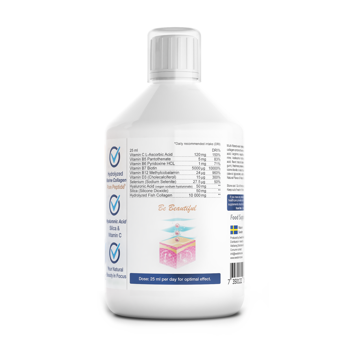 Swedish Nutra Marine Collagen Liquid 500ml
