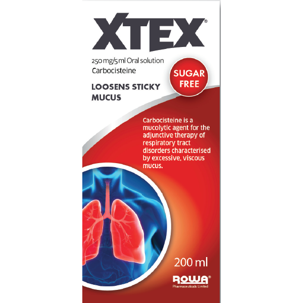 Xtex 250 mg/5 ml Oral Solution 200ml