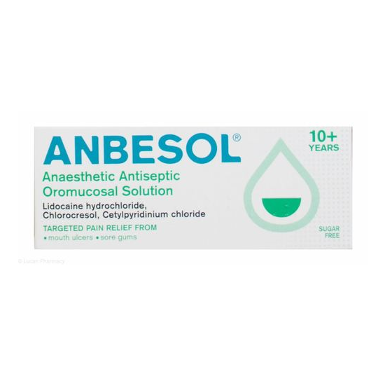 Anbesol Anaesthetic Antiseptic Liquid