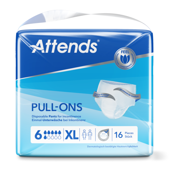 Attends Pull-Ons Level 6 for Moderate Incontinence