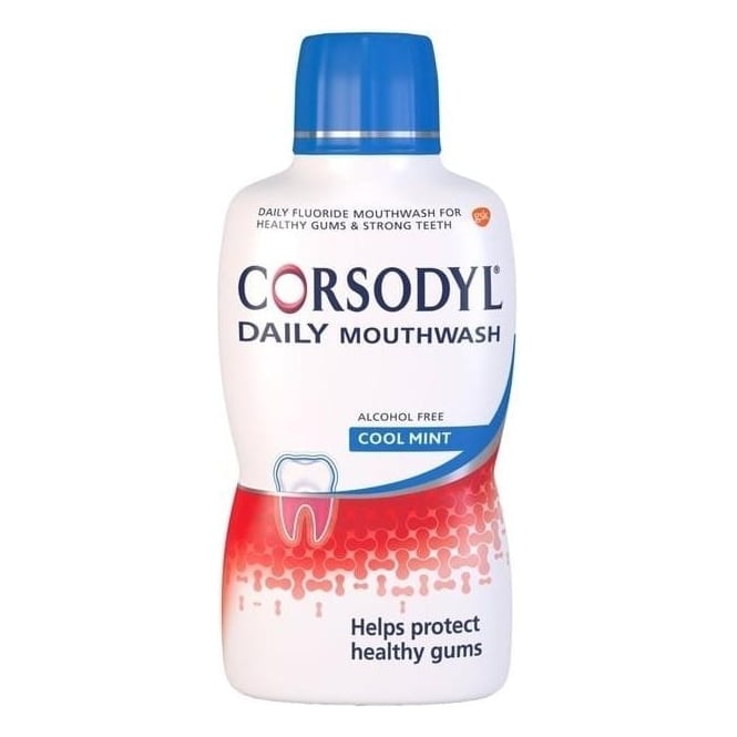 Corsodyl Daily Alcohol Free Mouthwash 500ml