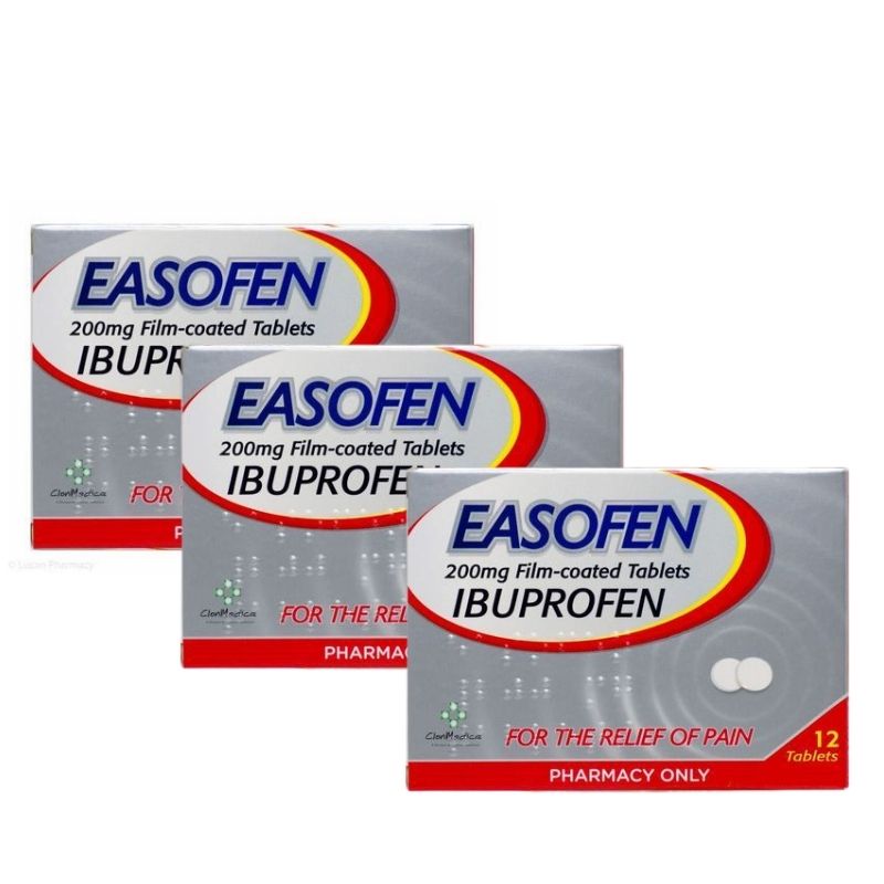 Easofen 200mg Ibuprofen Pain Relief Tablets