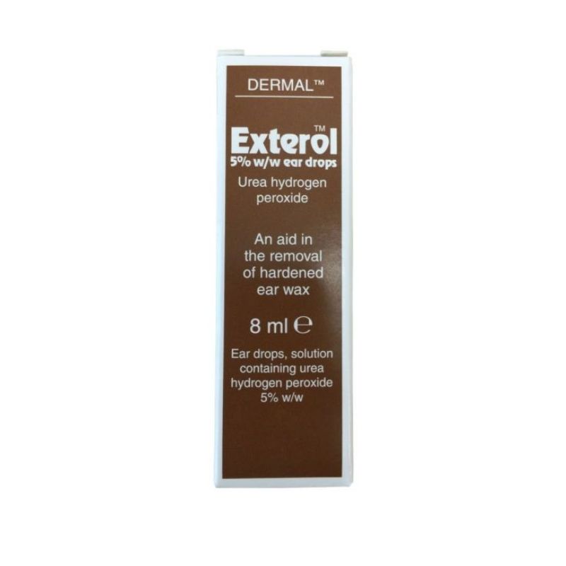 Exterol 5% w/w Ear Drops Solution 8ml - Phelan's Pharmacy