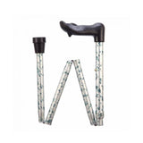 Folding Adjustable Walking Stick Various Sizes and Colours
