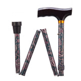 Folding Adjustable Walking Stick Various Sizes and Colours