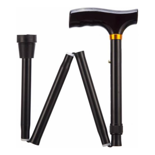 Folding Adjustable Walking Stick Various Sizes and Colours