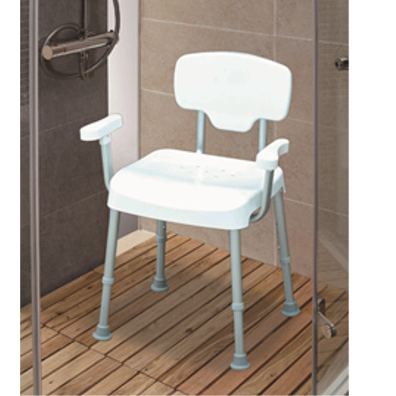 XL Shower Bench With Arms