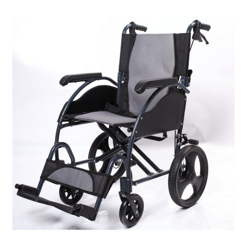 Aluminium Transfer Wheelchair with Brakes