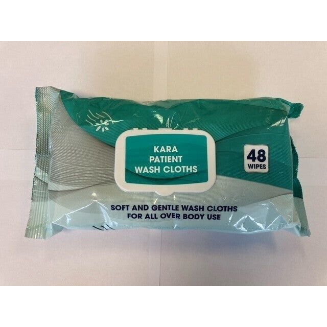 Kara Patient Wash Cloths 48 wipes