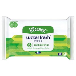 Kleenex Water Fresh Antibacterial Wet Wipes 40s