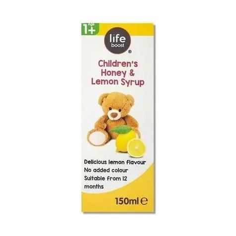 Life Boost Children's Honey & Lemon Syrup