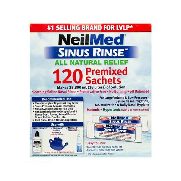 NeilMed Sinus Rinse Refill (120 sachets) - Phelan's Pharmacy