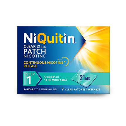 NiQuitin Clear Step 1 7 days 21MG (Patch)