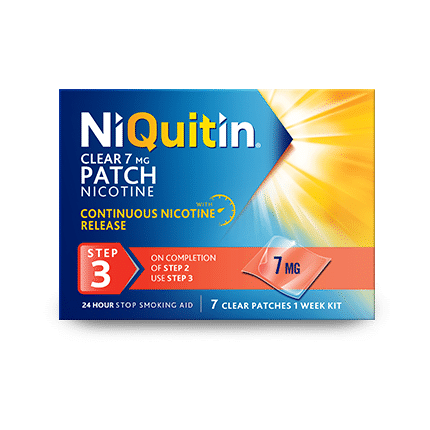 NiQuitin Clear Step 3  7 days 7MG (Patch)
