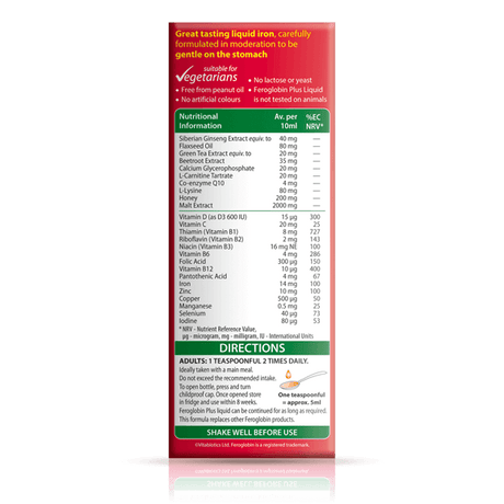 Vitabiotics Feroglobin Liquid Plus