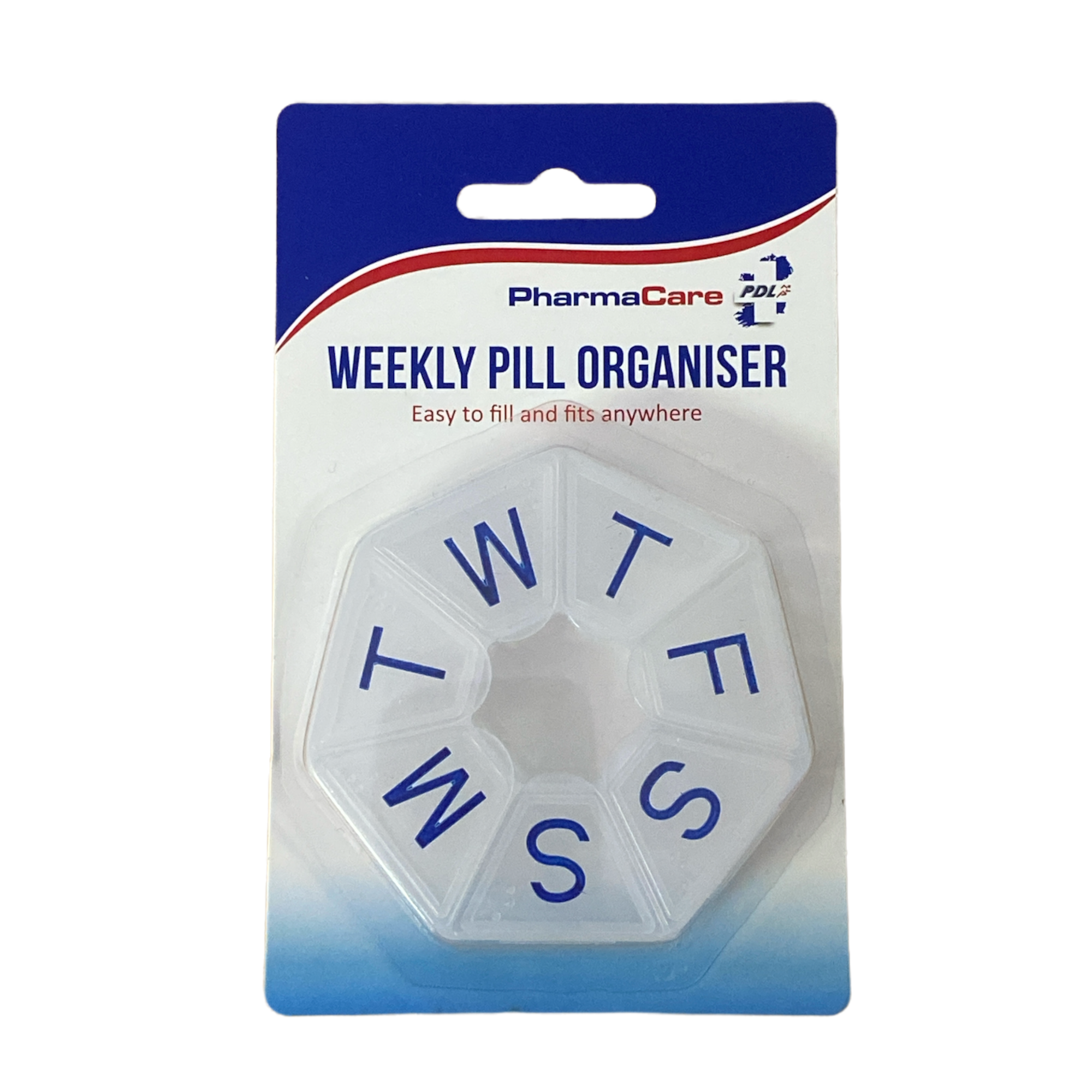 Pharmacare Round Weekly Pill Organizer