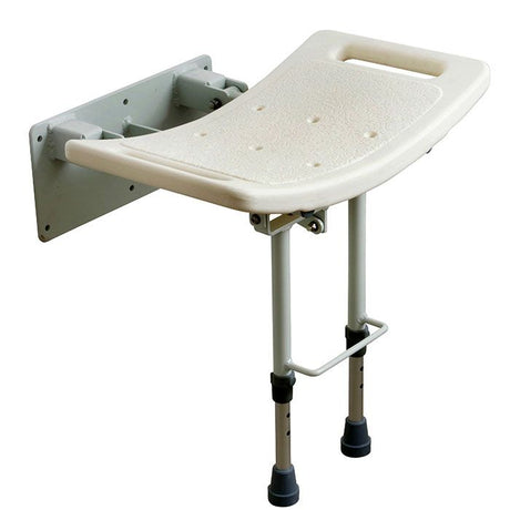 Foldaway Wall Shower Bench with Legs