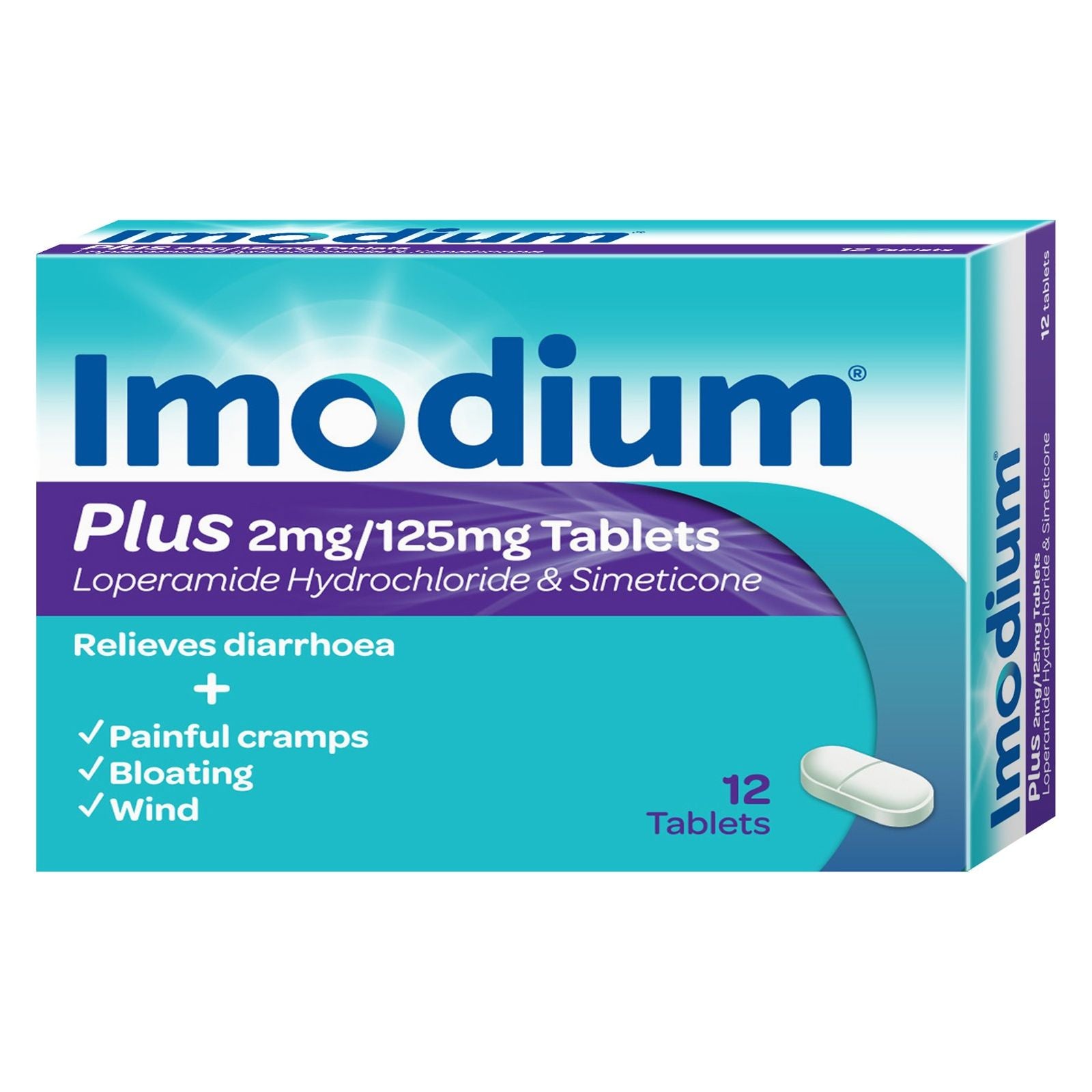 Imodium Plus Tablets 12