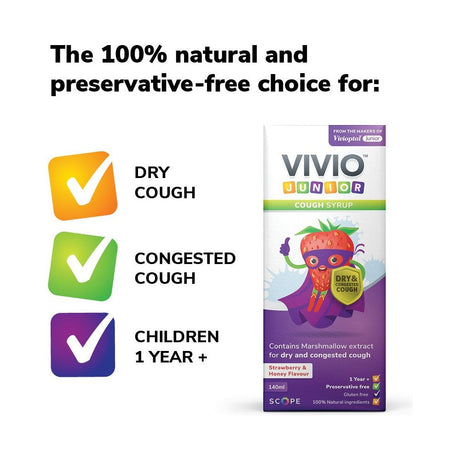 Vivio Junior Cough Syrup 140ml